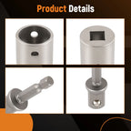 Trailer Jack Drill Adapter for Universal Use (1/2 Inch Socket)