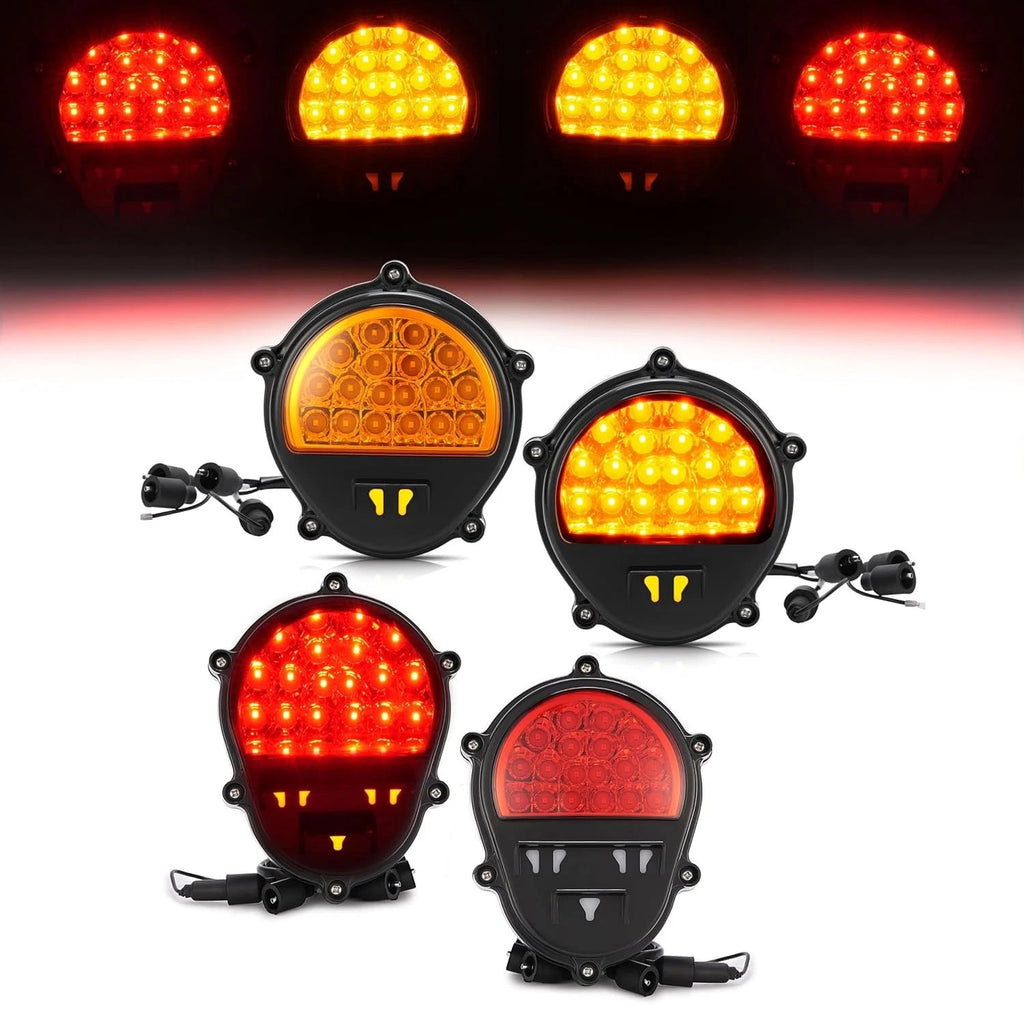 Set of 4 LED Brake Lights for Humvee M35 M998 (YYYY–YYYY)
