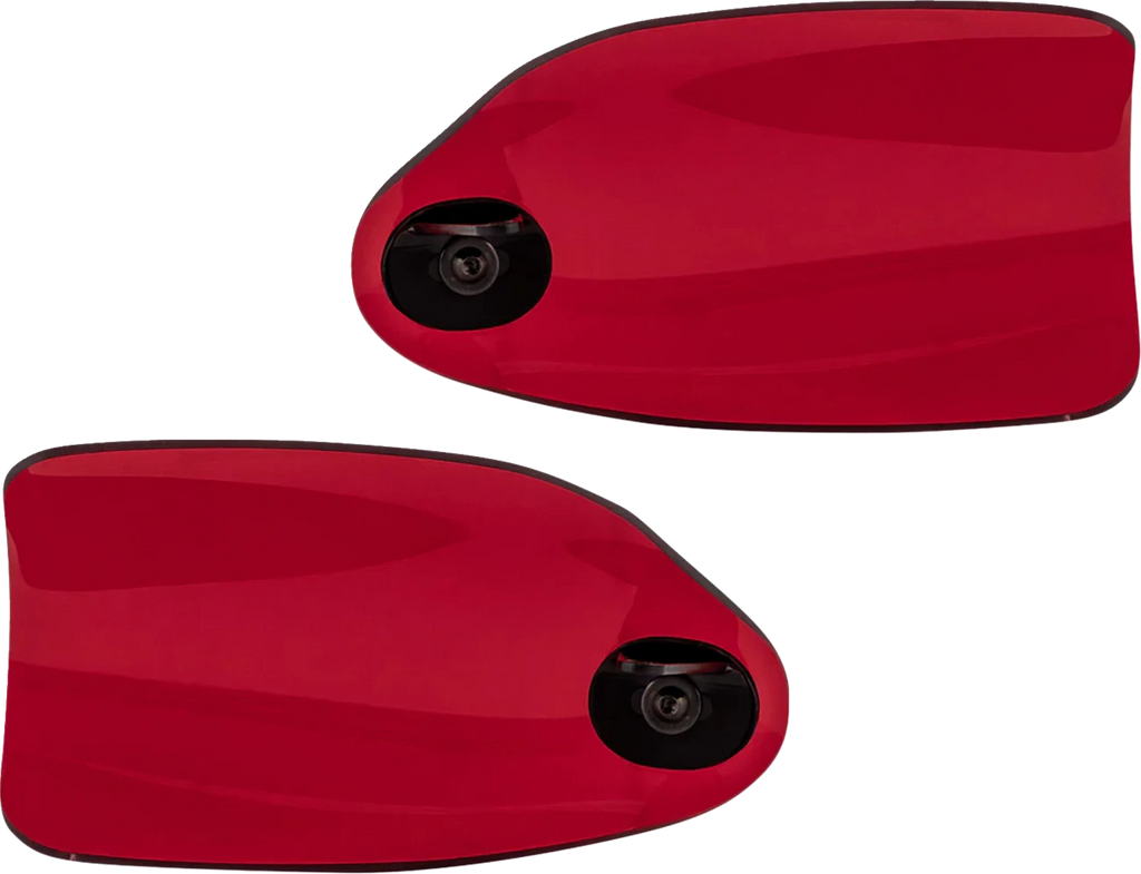 Klock Werks Flare Handguards for Harley-Davidson (Cable Clutch, Red)