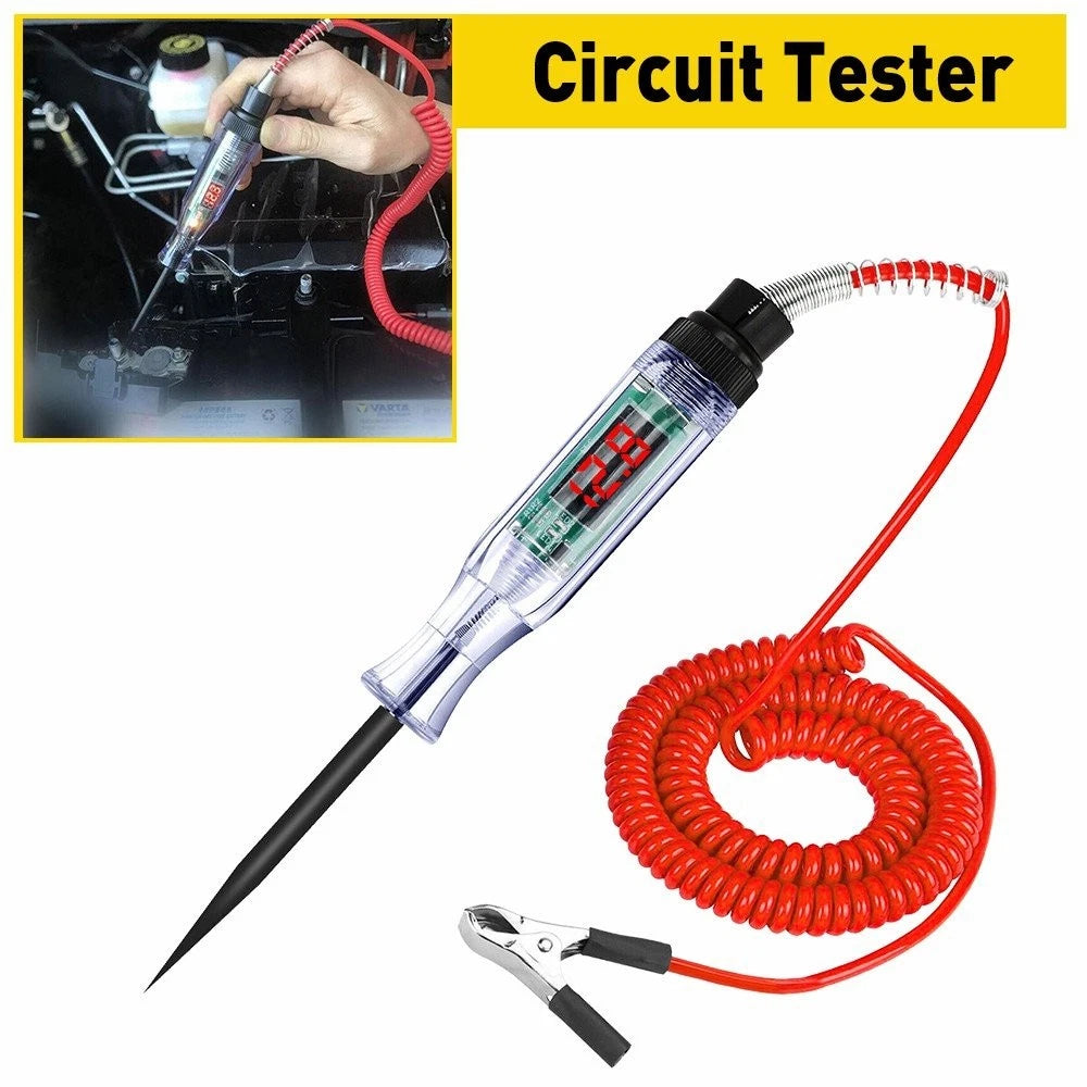 Digital Electric Circuit LCD Tester for Car Truck (6-24V)