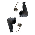 Set of 2 Chainsaw Spark Stopper Cap Spring Kit Black
