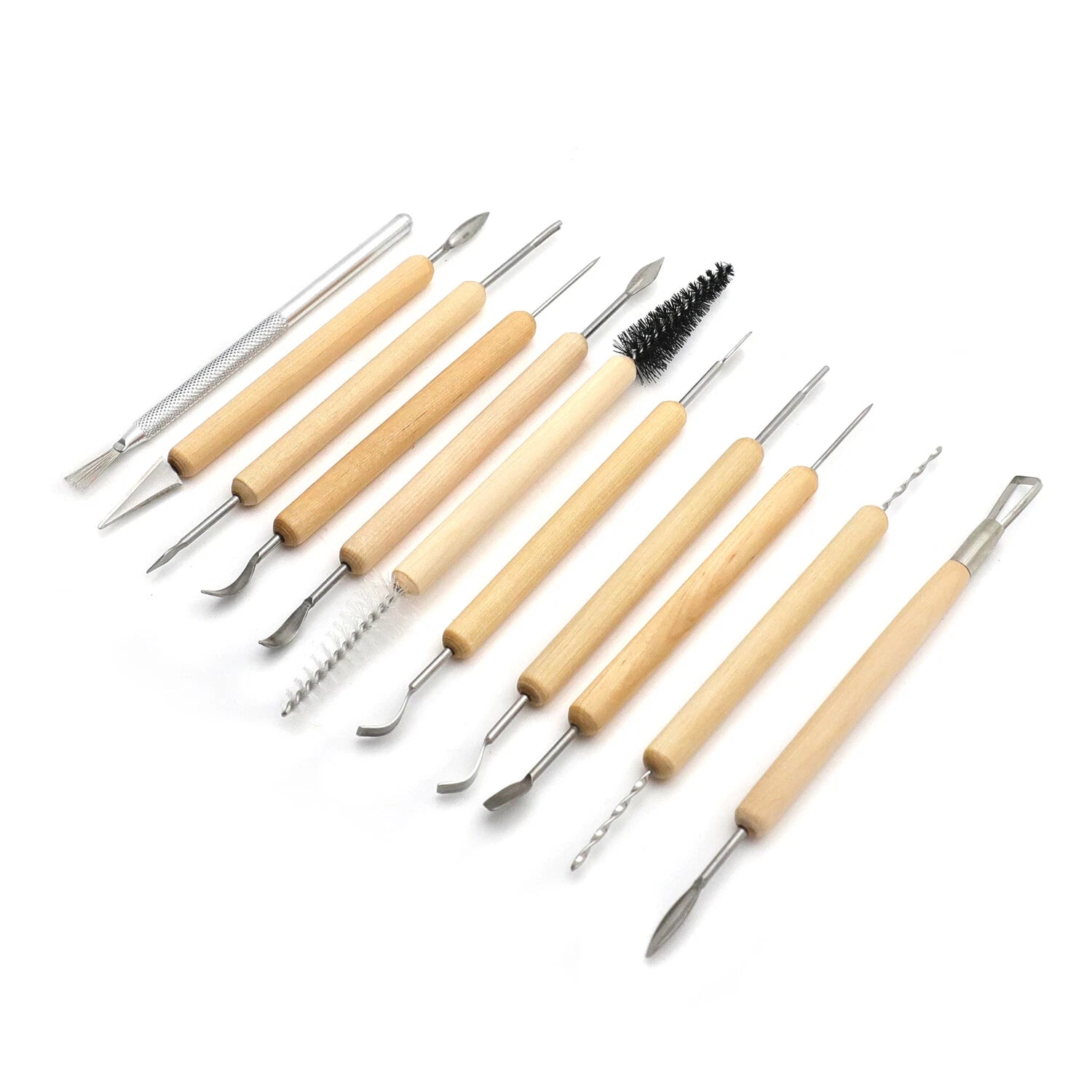 11 Pcs Pottery Tool Set for Clay Sculpting and Ceramics Art
