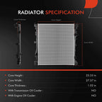 Radiator for Ford Explorer Lincoln Aviator (2020-2025)