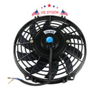 9" Electric Radiator Cooling Fan Mount Kit for Universal Fit (12V)