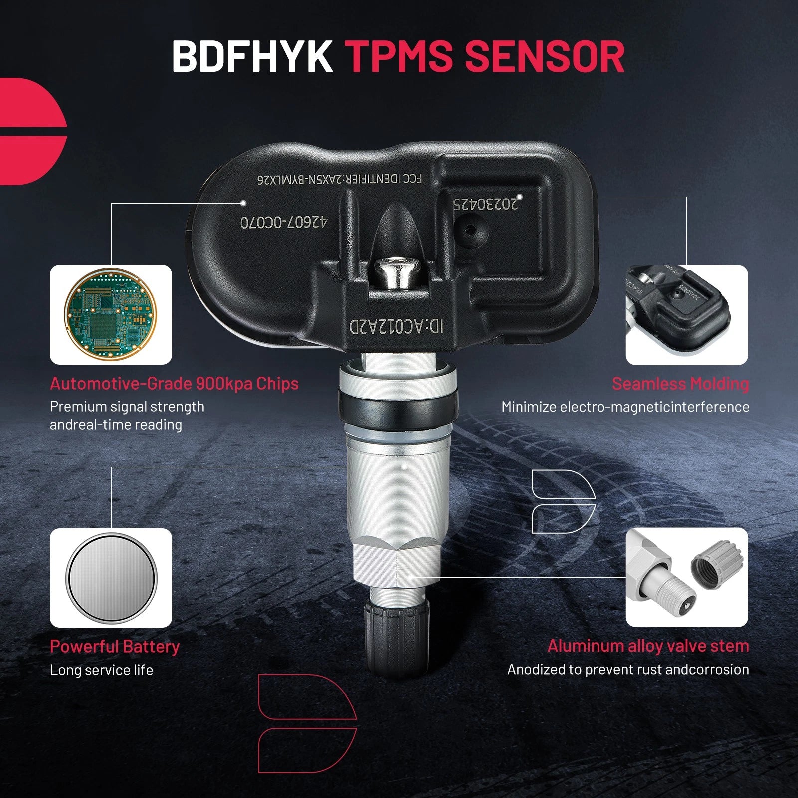 Tire Pressure Sensor TPMS for Toyota Sienna (2011–2013) 2.7L