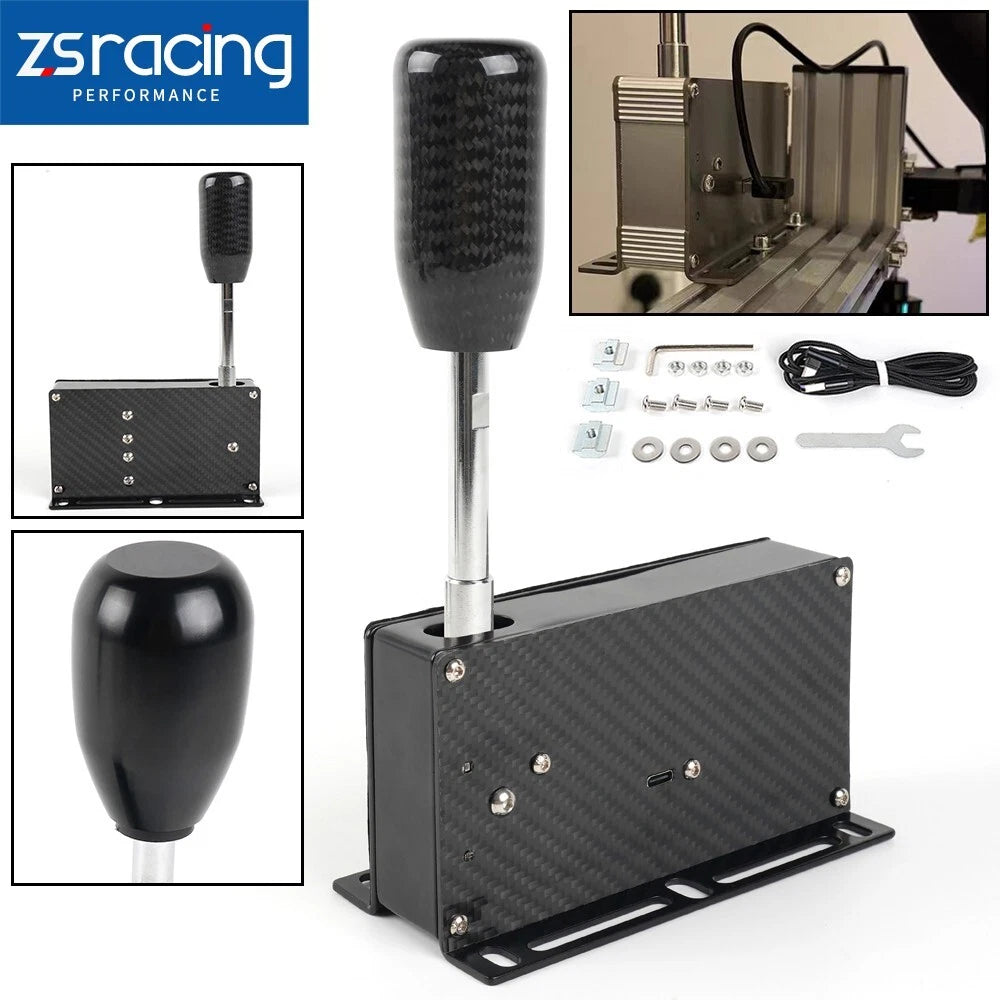 Carbon Fiber USB Sequential Shifter for Logitech G27 G25