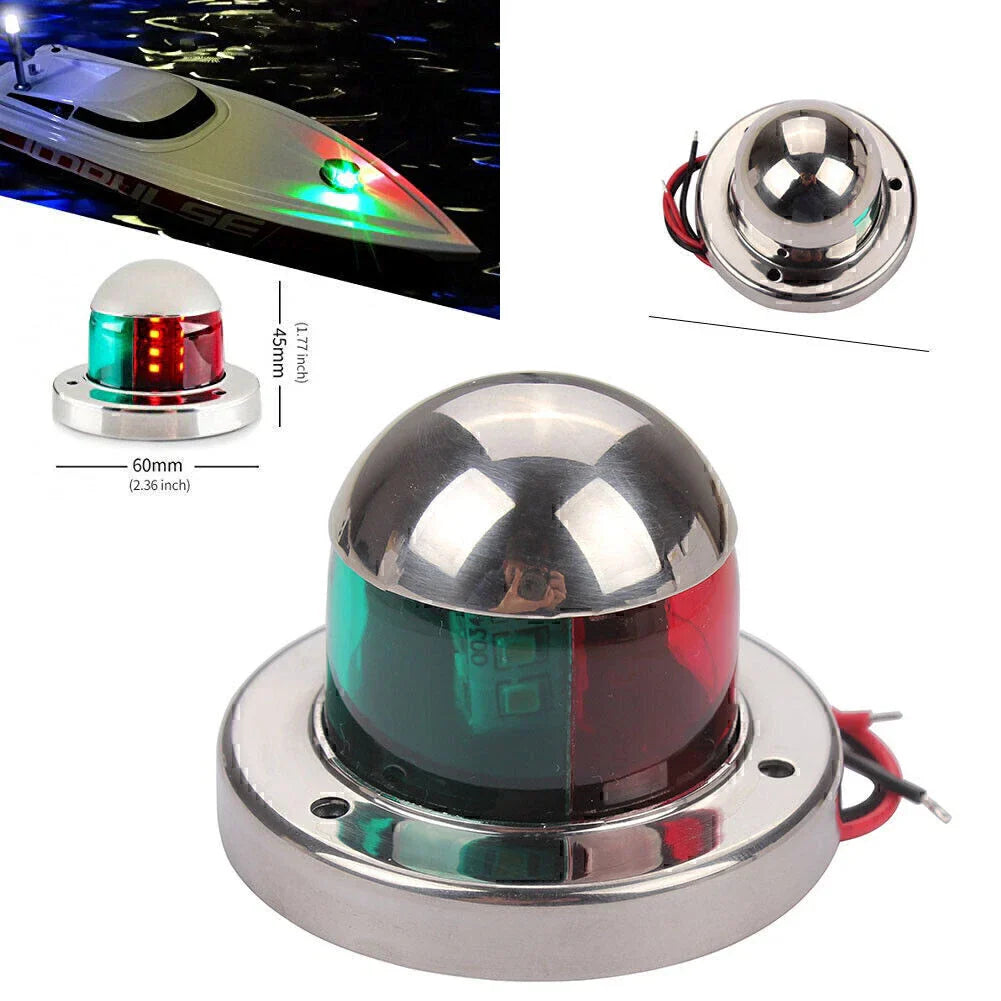 12V LED Navigation Lamp for Marine Boat Yacht Pontoon Port Starboard (N/A)