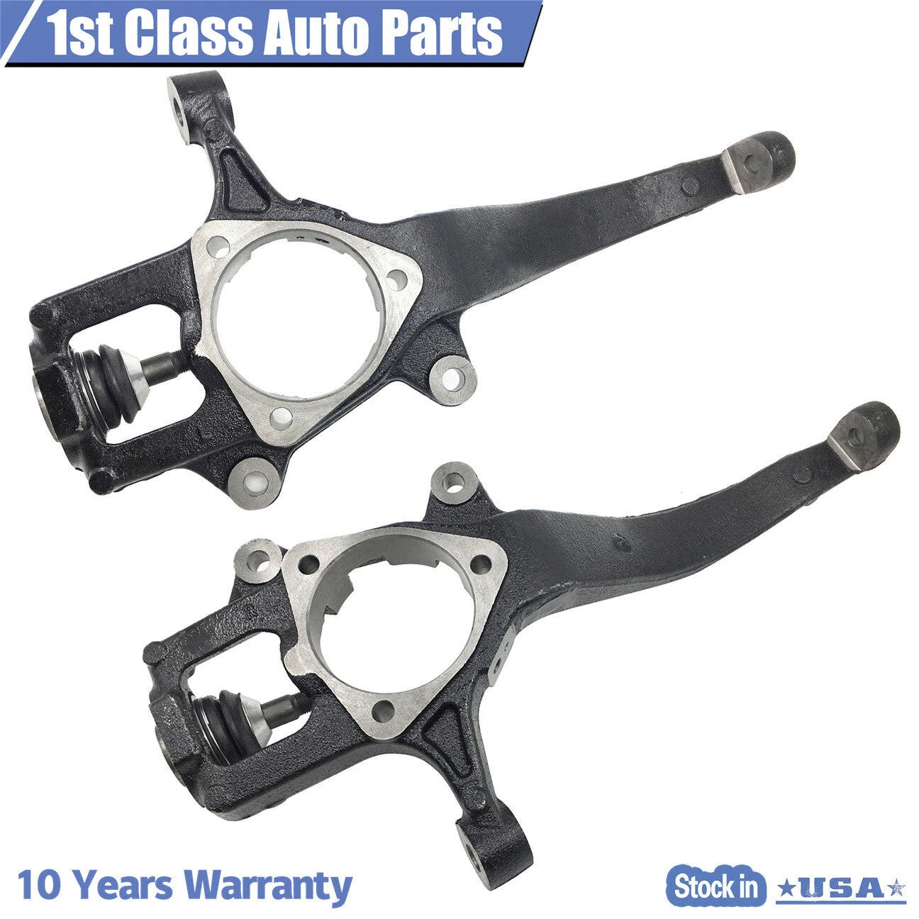 Set of 2 Steering Knuckles for Grand Cherokee Dodge Durango (698-009, 698-008)