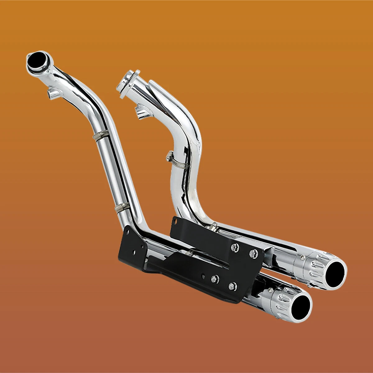 Chrome Mufflers Exhaust Header Pipes for Harley Sportster XL883 (2004–2013)