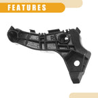 RH Front Bumper Support Bracket for Toyota Corolla (2004–2006) 1 Pc Black