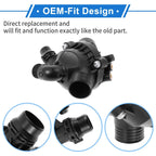 Engine Coolant Thermostat Housing Assembly for BMW E70 E71 X5 X6 (2007-2010)