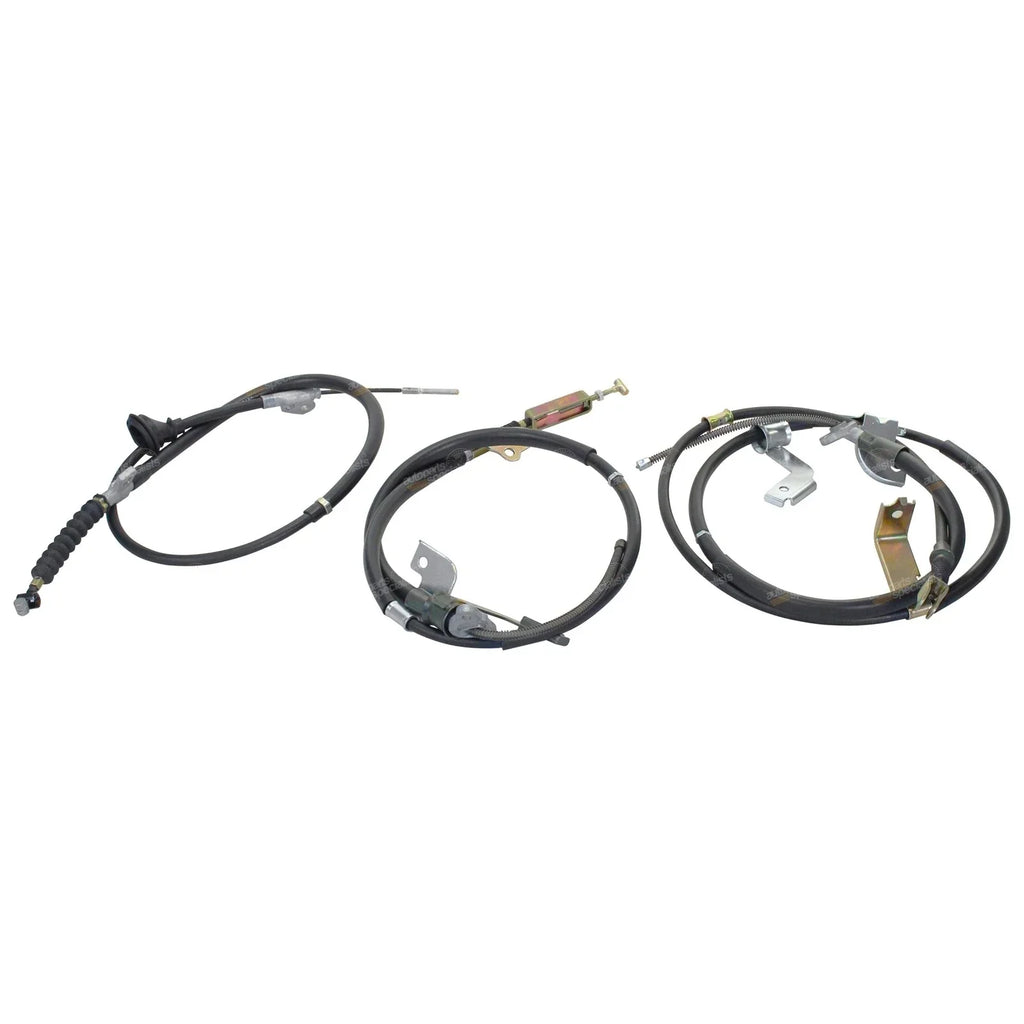 3pce / Front + Rear LH+RH / Hand Brake Cable Set for Hilux (2005–2016)
