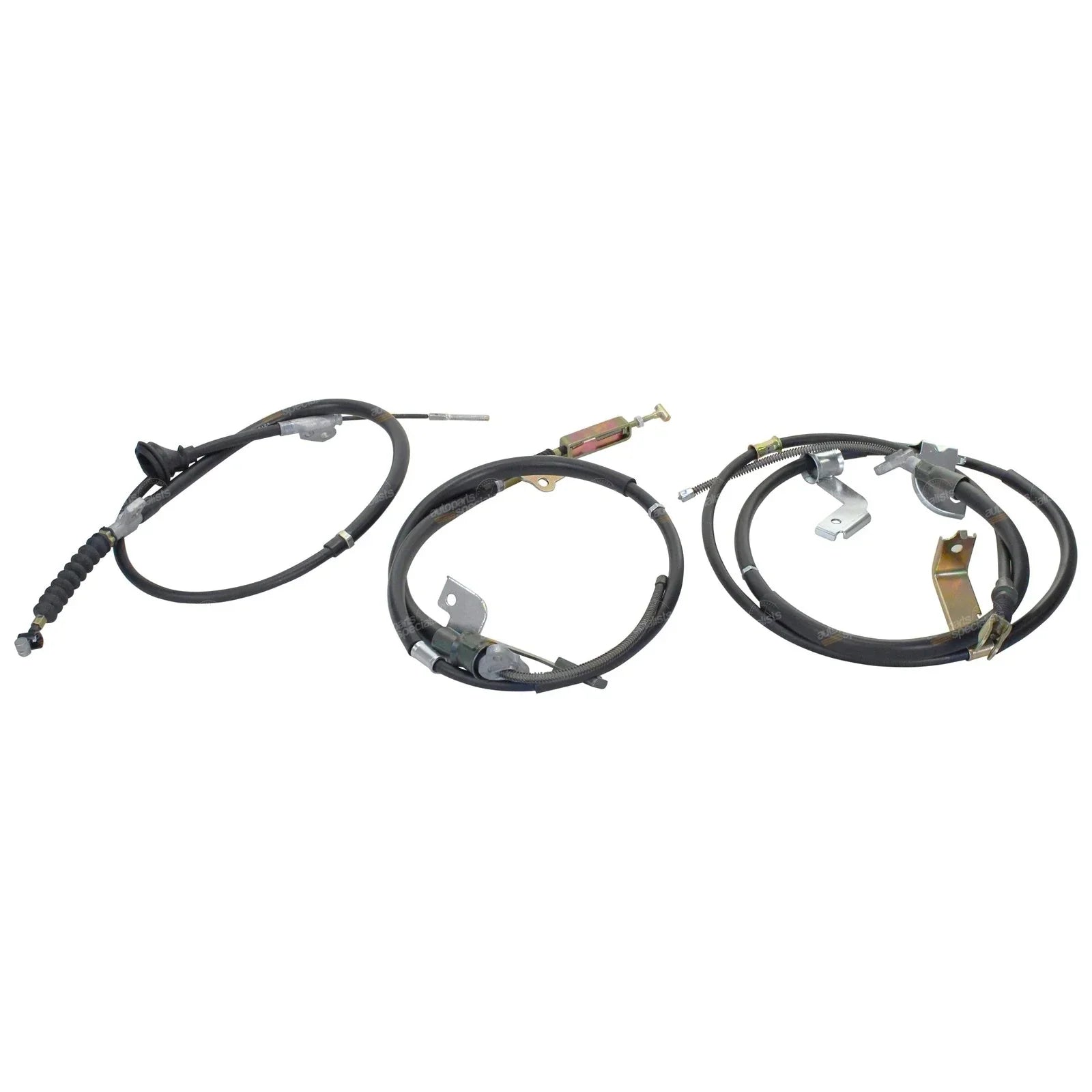 3pce / Front + Rear LH+RH / Hand Brake Cable Set for Hilux (2005–2016)