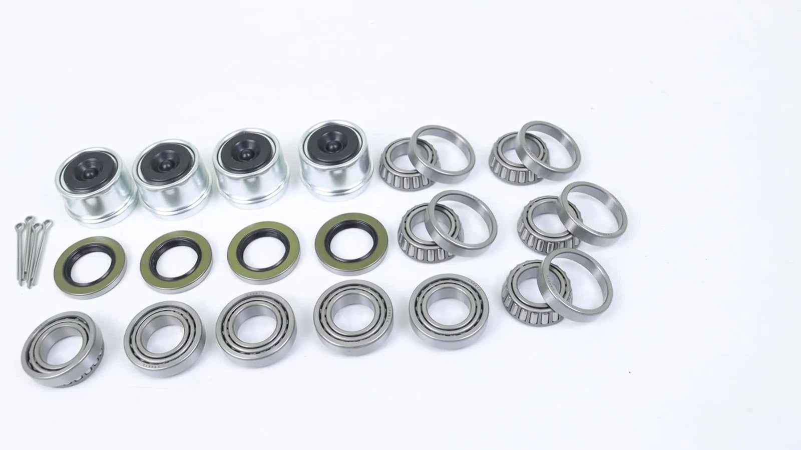Set of 4 Trailer Bearings Kit L44649/L44610 for 2000Lbs Axle