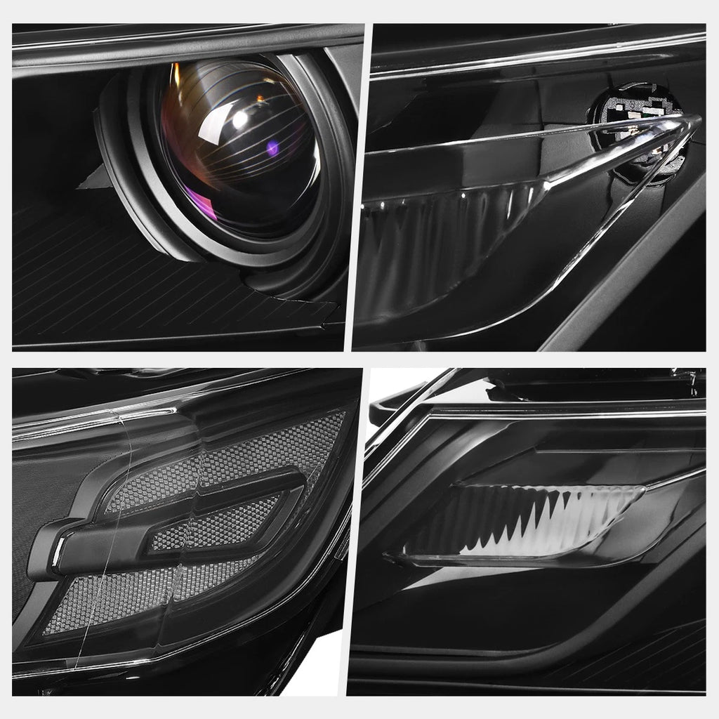 OE Style Projector Headlights for Chevy Impala (2014–2020) - Black Housing