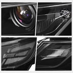 OE Style Projector Headlights for Chevy Impala (2014–2020) - Black Housing