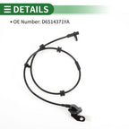 ABS Wheel Speed Sensor D6514371YA for Mazda 2 (2008–2015)