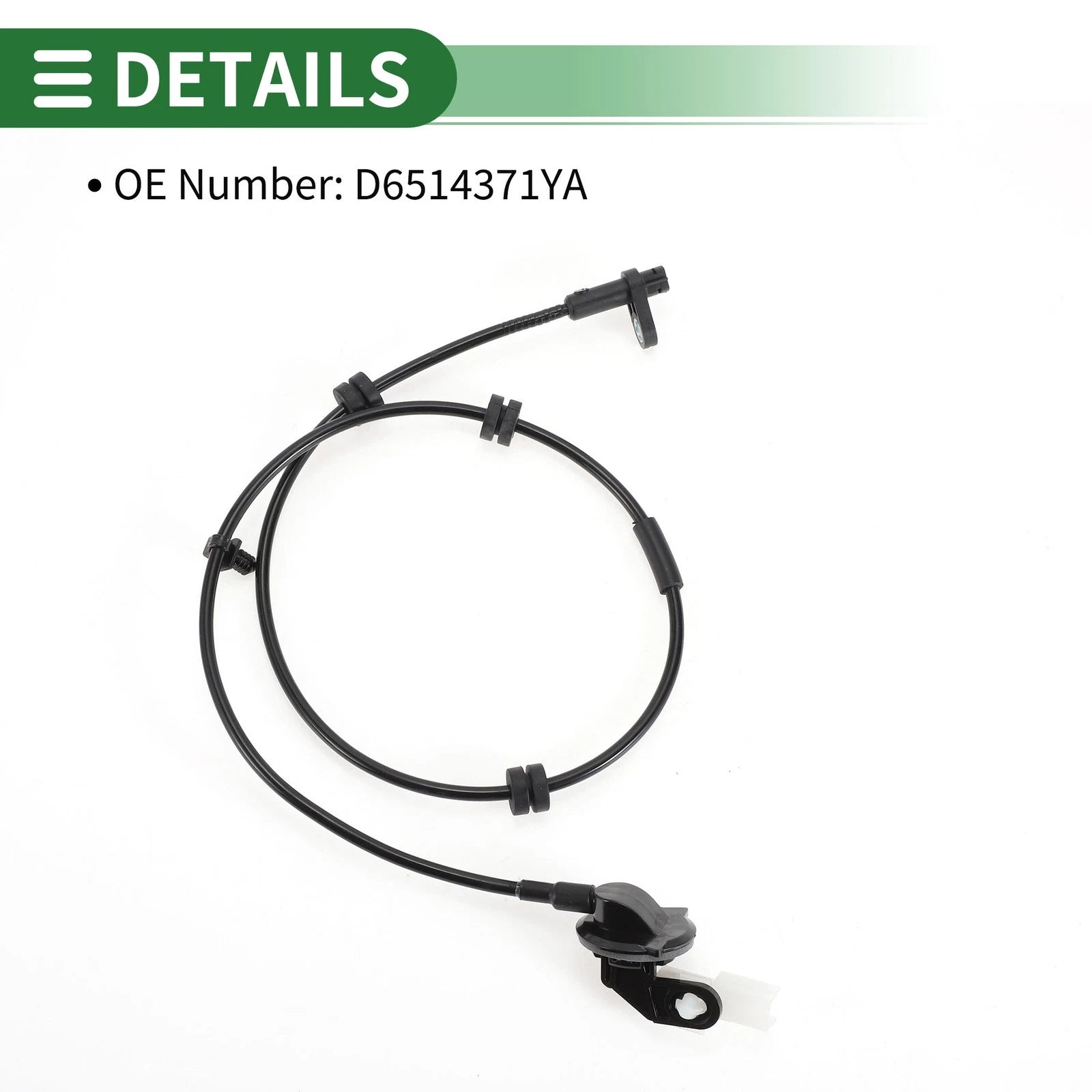 ABS Wheel Speed Sensor D6514371YA for Mazda 2 (2008–2015)