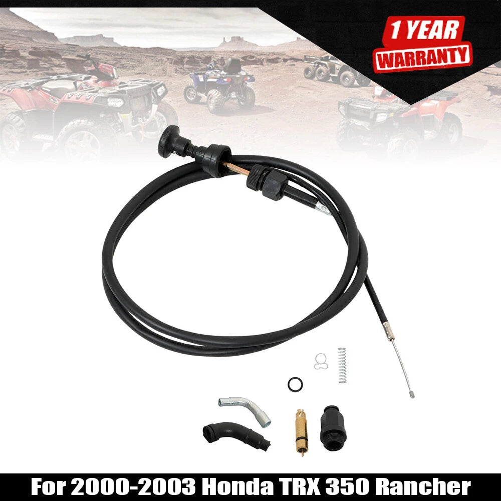 Choke Cable & Starter Valve Plunger Kit for Honda TRX 350 Rancher (2000-2003)