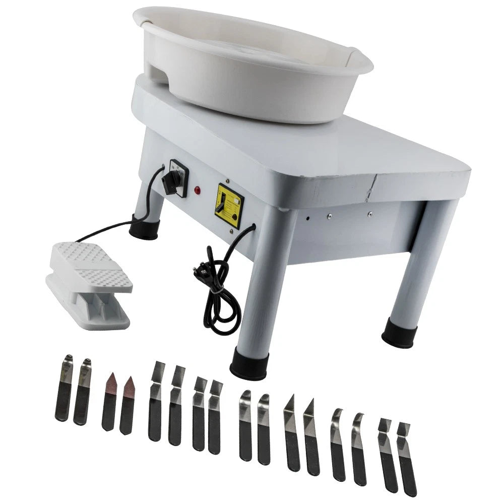 Pottery Wheel & Shaping Tool Set for Art Craft DIY (280W)