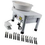Pottery Wheel & Shaping Tool Set for Art Craft DIY (280W)