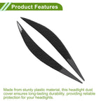 Headlight Eyebrow Eyelid Cover for BMW F32 (2012–2017) Carbon Fiber