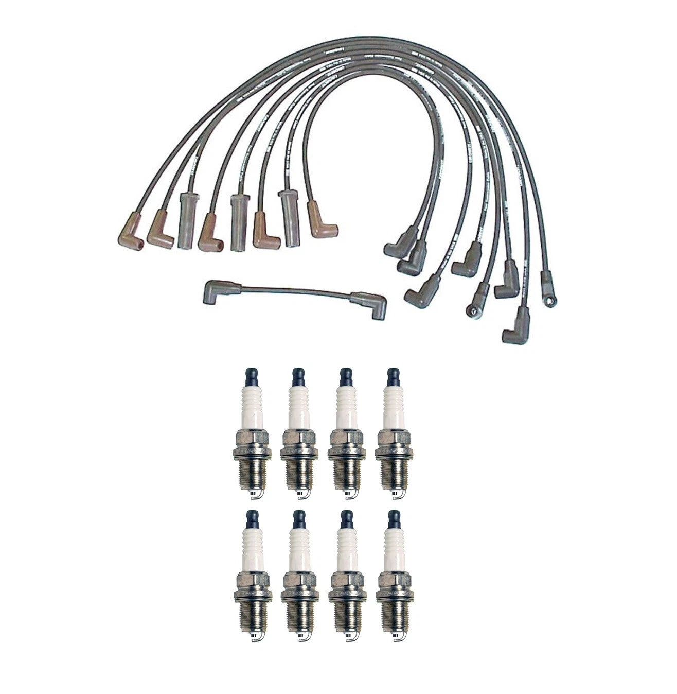 Denso 7mm Wire Set & 8 U-Groove Spark Plug Kit for Chevy Camaro (1993–2002)