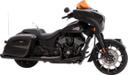 Klock Werks 10" Kolor Flare Windshield for Harley Davidson (2014–2023) - Orange Ice KWW-04-0632