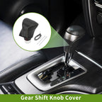 1 Pc Gear Shift Knob Cover for Lexus ES300h (2018–2023) Black Carbon Fiber
