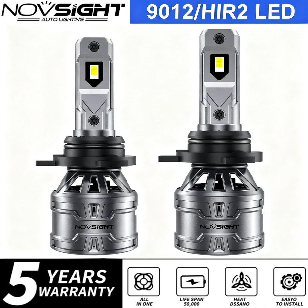 2X 9012 HIR2 LED Headlight Bulbs for