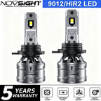 2X 9012 HIR2 LED Headlight Bulbs for