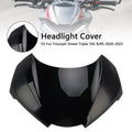 Front Nose Headlight Cover Fairing for Street Triple 765 R/RS (2020–2022) Black
