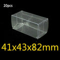 Set of 20 PVC Display Boxes for 1:64 Scale Cars