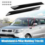 Pair Windshield A-Pillar Trim Panel for Kia Soul (2010–2013) 861802K500