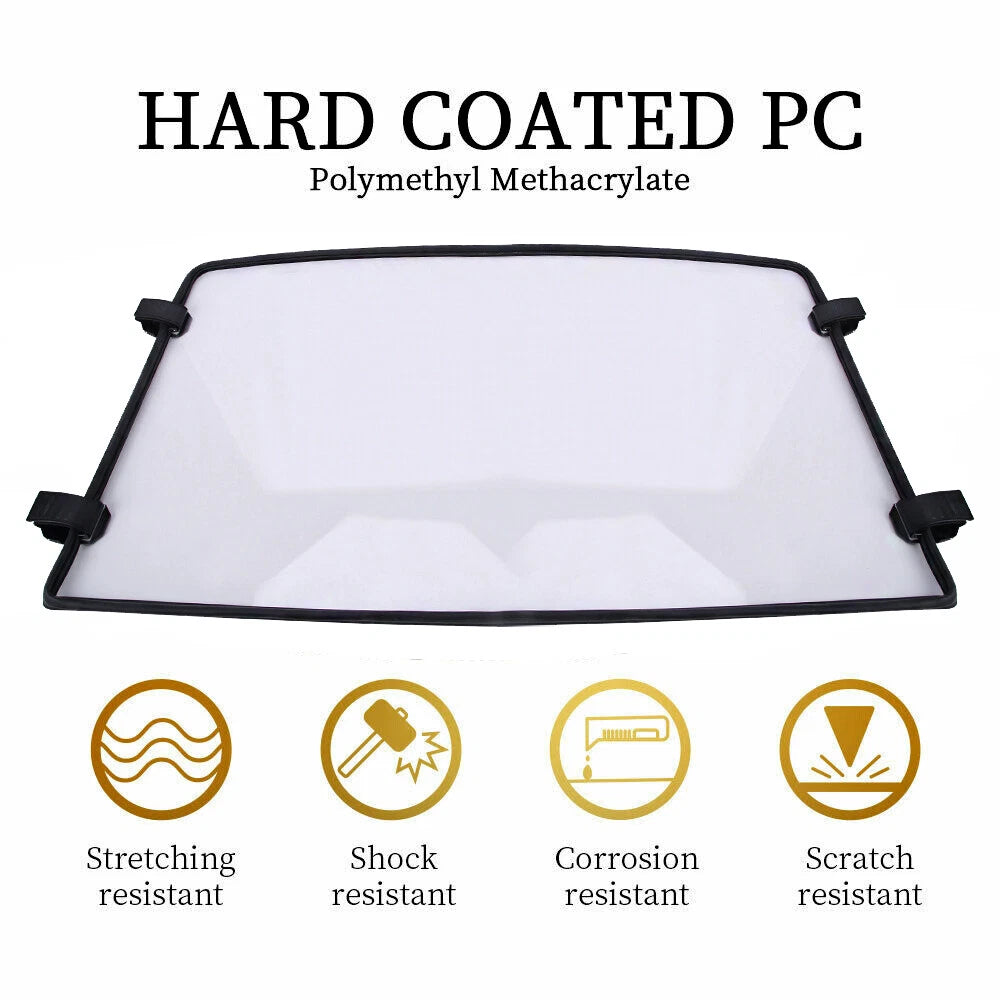 Front Full Windshield Clear for Polaris Ranger XP 570 900 (2013–2024)