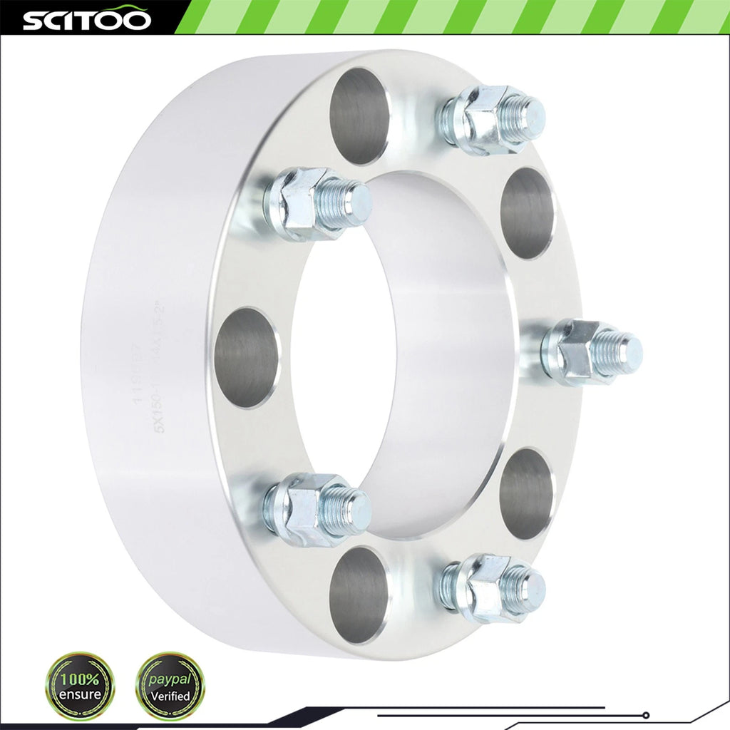 2X 5x150 2" Wheel Spacers 14x1.5 for Toyota Tundra Sequoia Lexus LX470 LX570 (2000–2023)