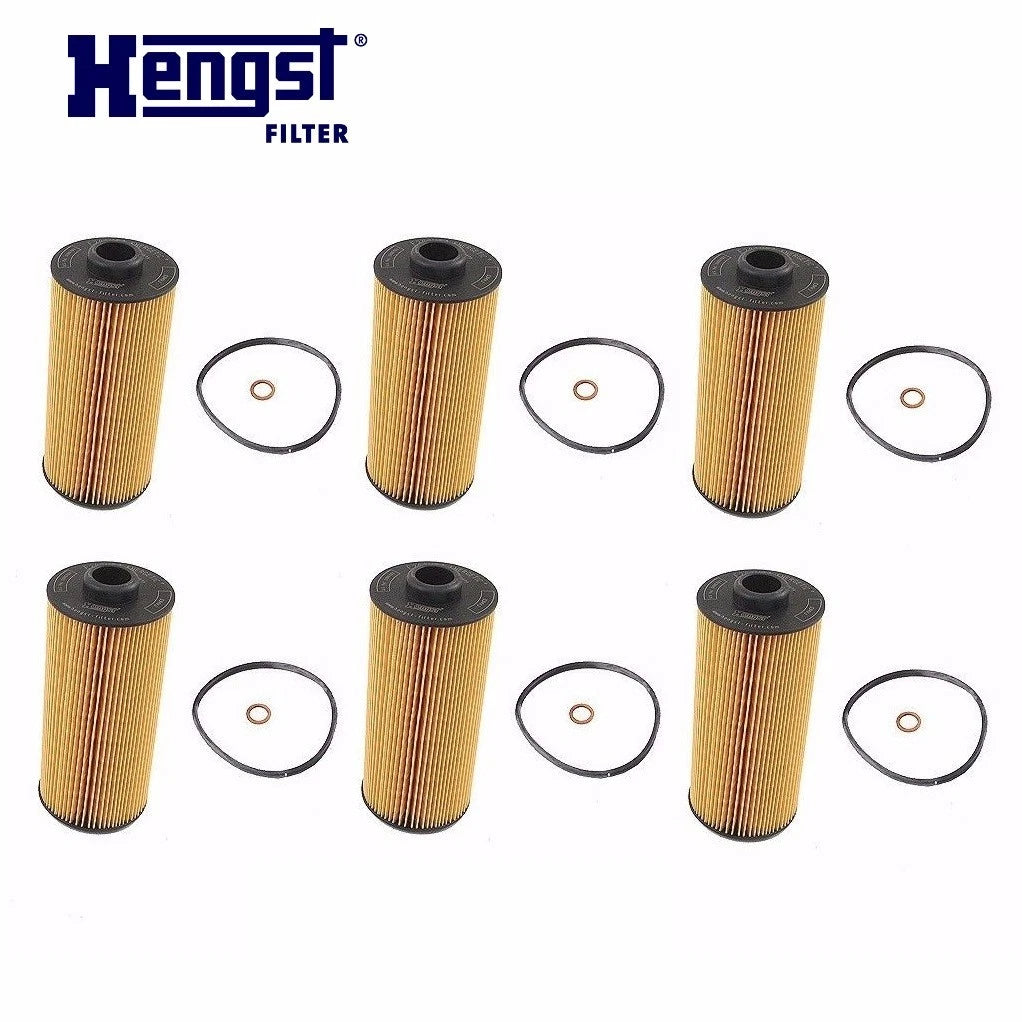 Set of 6 Oil Filters for BMW E202H01D34 (42 7 510 717)
