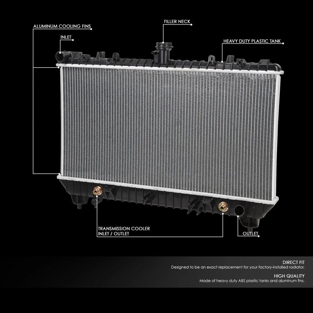 Aluminum Radiator for Chevy Camaro SS 6.2L (2010–2011) DPI 13142