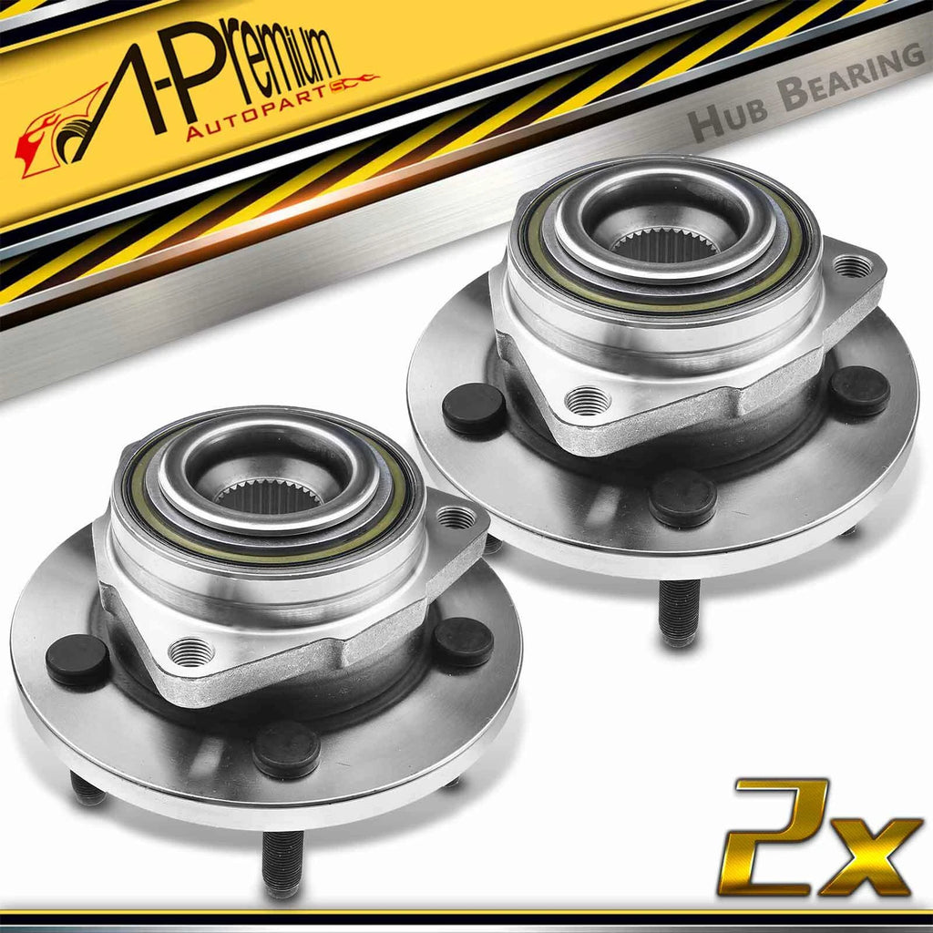 2X Front Wheel Hub & Bearing Assembly for Dodge Dakota (2005–2010)