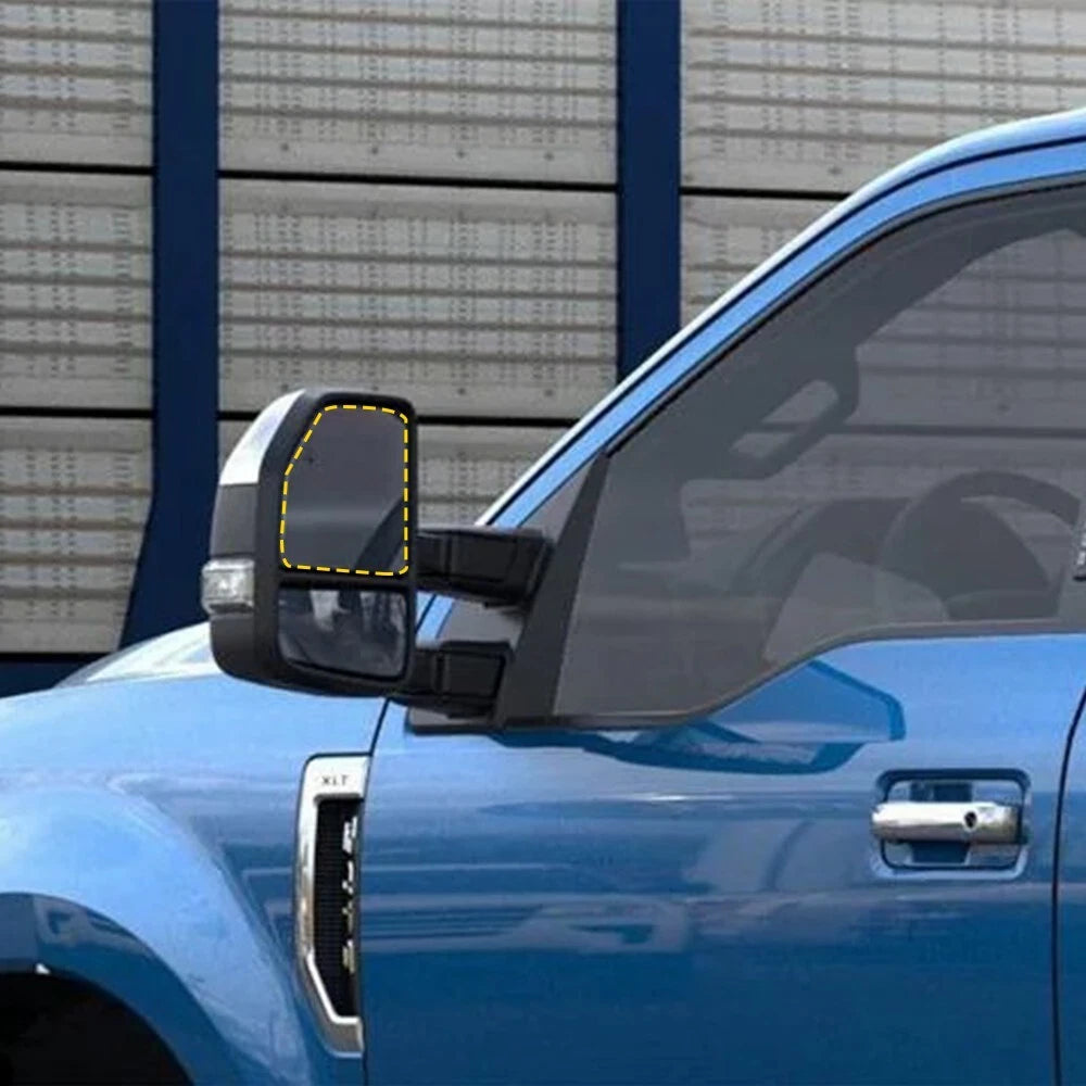 Mirror Glass for Ford F-250 Super Duty (2017–2022) Driver Side Upper