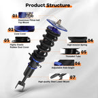Coilovers for Nissan 350Z (2003-2008) Blue Suspension Kit