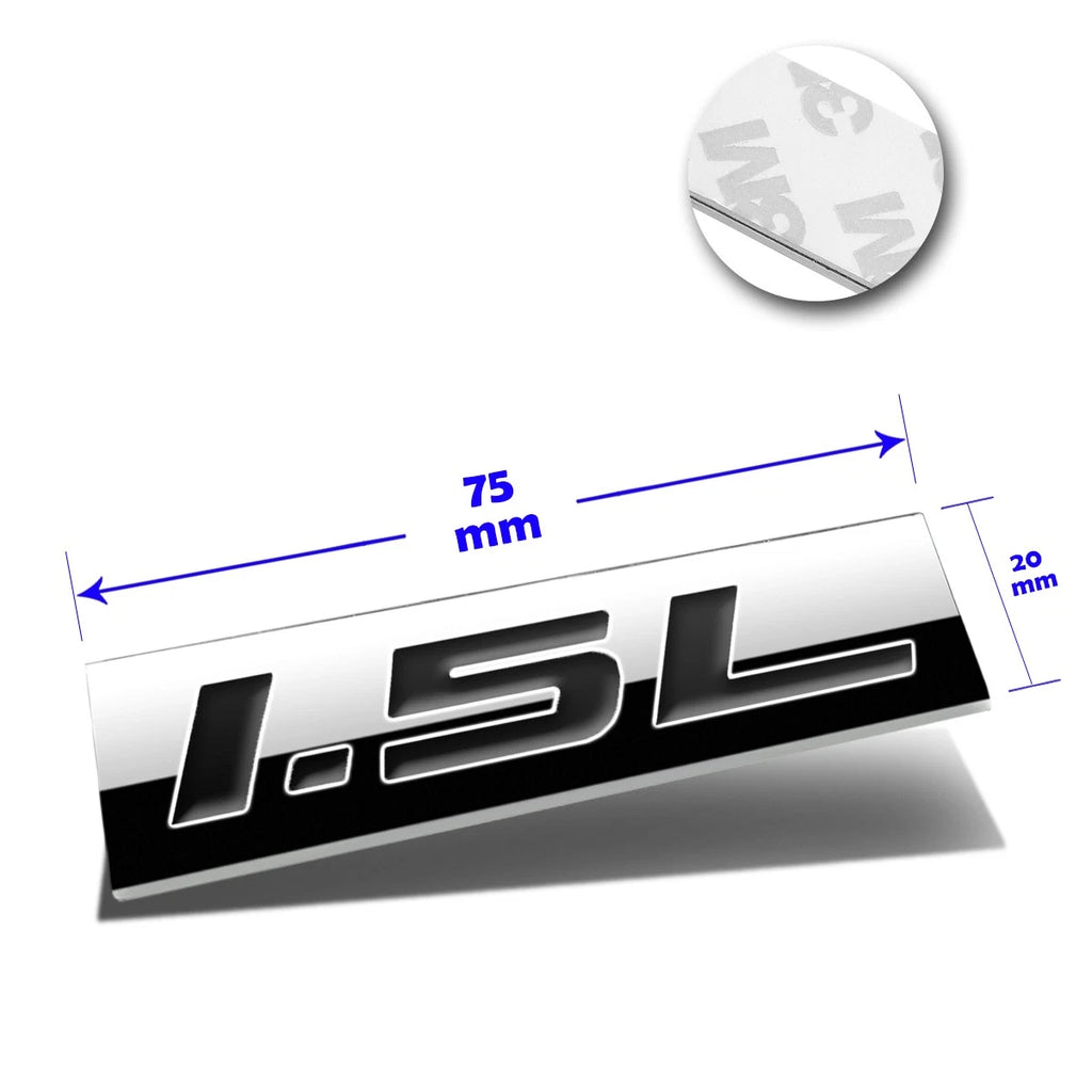 3D Polished Metal Decal Emblem for Chevrolet Honda Ford Toyota (All Years)