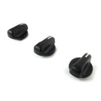 3 x A/C Heater Control Knob Fan Switch Set for Jeep Wrangler, Dodge Ram (2007-2023)