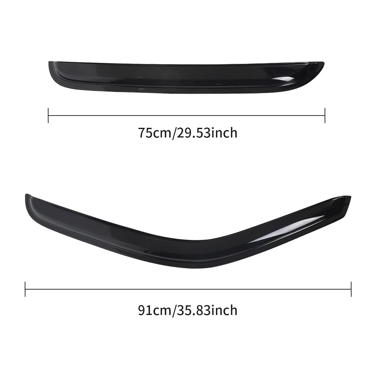 Side Window Visor Sun Rain Deflector for Chevrolet Avalanche (2002–2006)