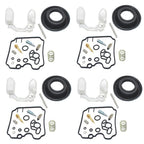 4X Carburetor Diaphragm Repair Kit for TDM850 (1991–1993), FZR1000 (1989–1995), XTZ750 (1989–1993)