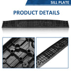 Rear Door Plate Panel Step Bumper Pad for Ford Transit-150/250/350/350HD (2015–2025)