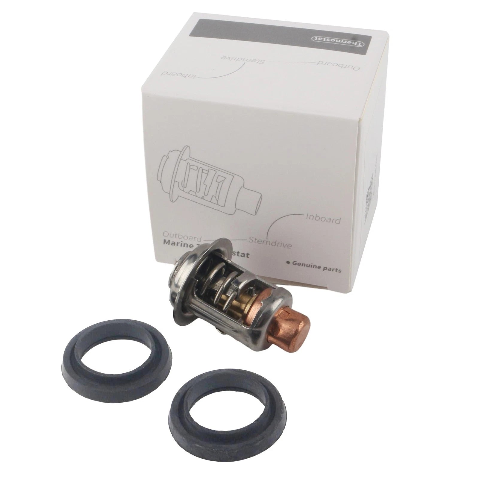 Thermostat Kit for Mercury Mariner Outboard V135 V150 V175 DFI 2.5L (1995–2006)