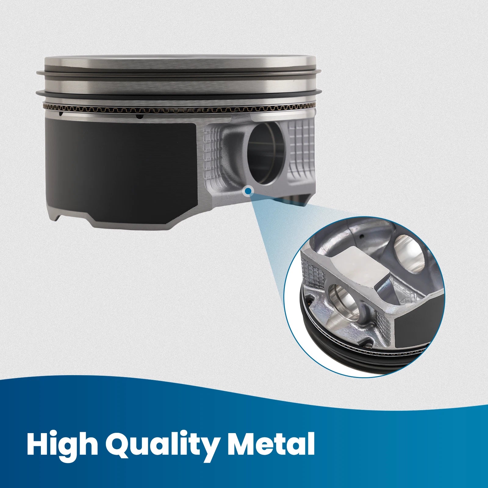 Pistons w/ Rings Set for Nissan Xterra Frontier 2005–2012 VQ40DE