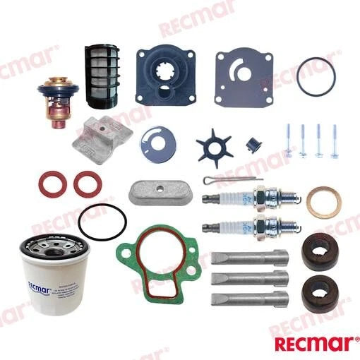 Maintenance Service Kit for Yamaha Outboard 25HP F25A (1998–2009)