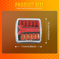 2 Magnetic LED Tail Lights for Tow Towing Trailer (Wireless USB Battery Operated)